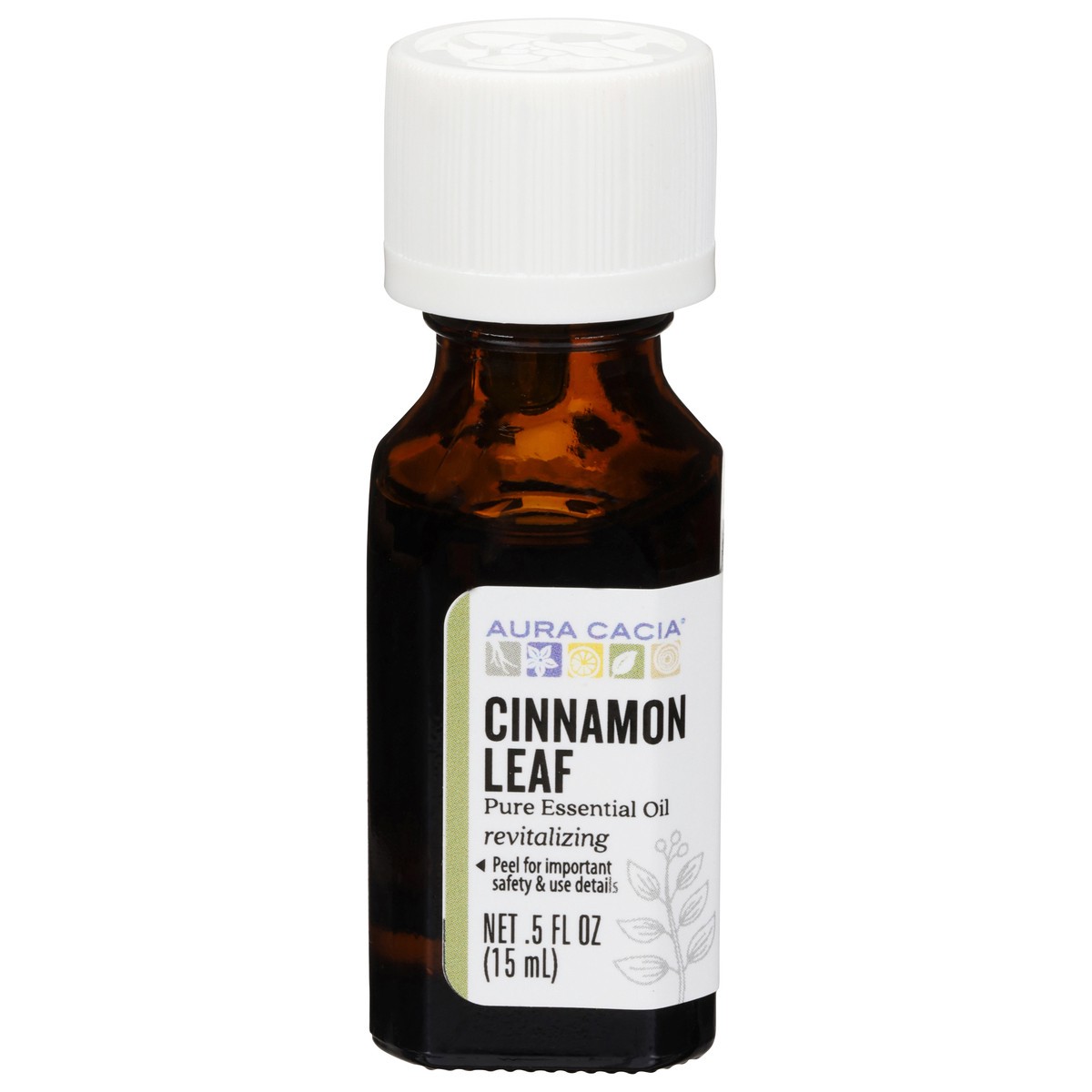 slide 5 of 11, Aura Cacia Cinnamon Leaf Essential Oil, 0.5 oz