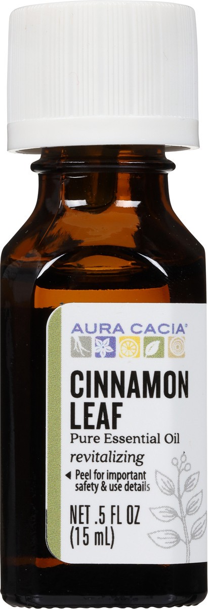 slide 3 of 11, Aura Cacia Cinnamon Leaf Essential Oil, 0.5 oz