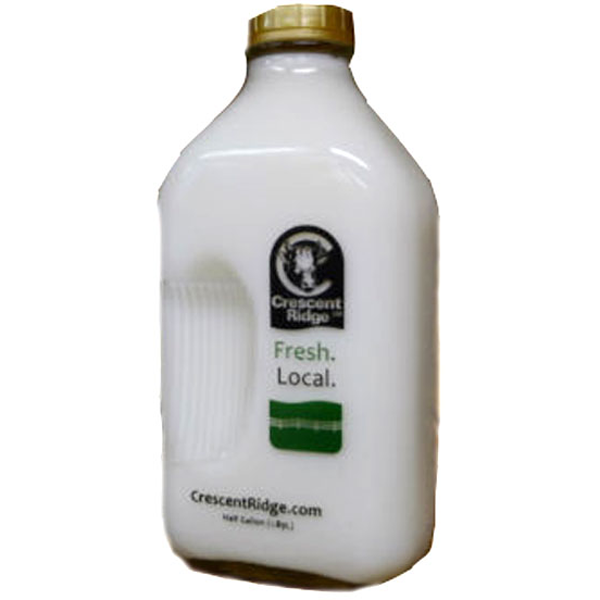 slide 1 of 1, Crescent Ridge Dairy - Non-Fat Skim Milk, Glass Bottle, 64 fl oz