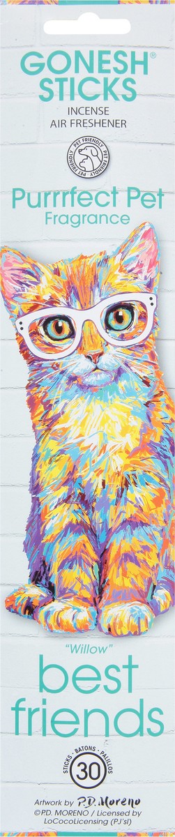slide 2 of 9, Gonesh Incense Purrrfect Pet Fragrance Incense Air Freshener 30 ea, 30 ct