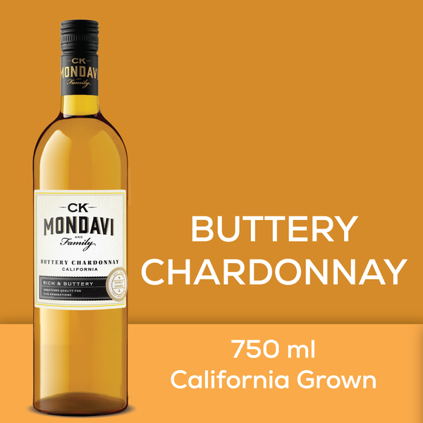 slide 1 of 1, C.K. Mondavi Buttery Chardonnay, 750 ml
