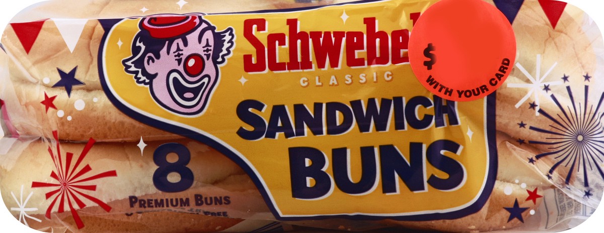 slide 8 of 9, Schwebel's Sandwich Buns 8 ea, 8 ct