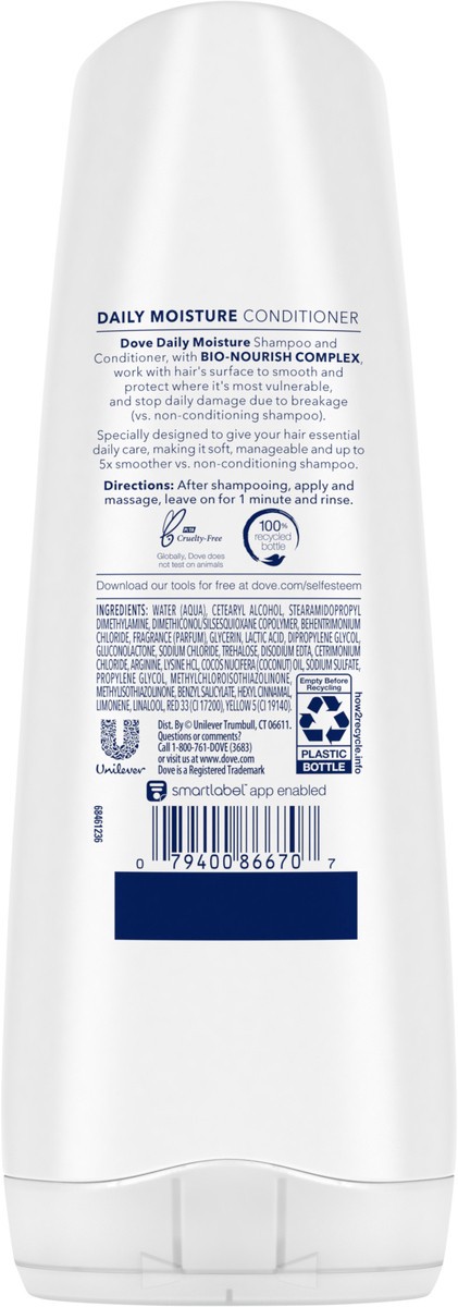 slide 2 of 3, Dove Nutritive Solutions Moisturizing Conditioner Daily Moisture, 12 oz, 12 oz