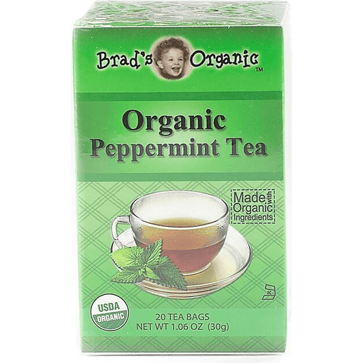 slide 1 of 1, Brad's Organic Peppermint Tea, 20 ct