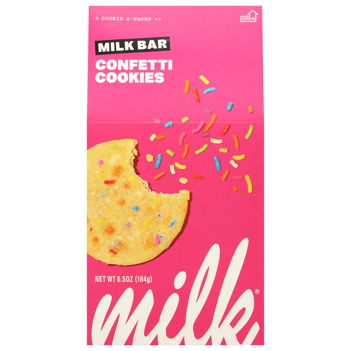 slide 1 of 9, Milk Bar Confetti Cookies 2 - 4 ea Packs, 1 ct