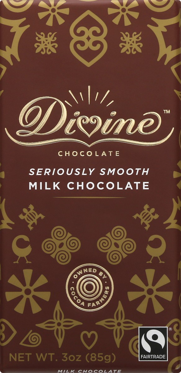 slide 5 of 9, Divinechoc Chocolate Milk Chocolate Bar, 3 oz