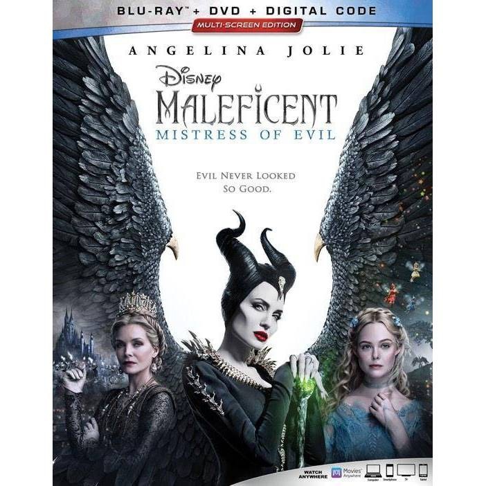 slide 1 of 1, Disney Maleficent: Mistress of Evil (Blu-ray + DVD + Digital), 1 ct