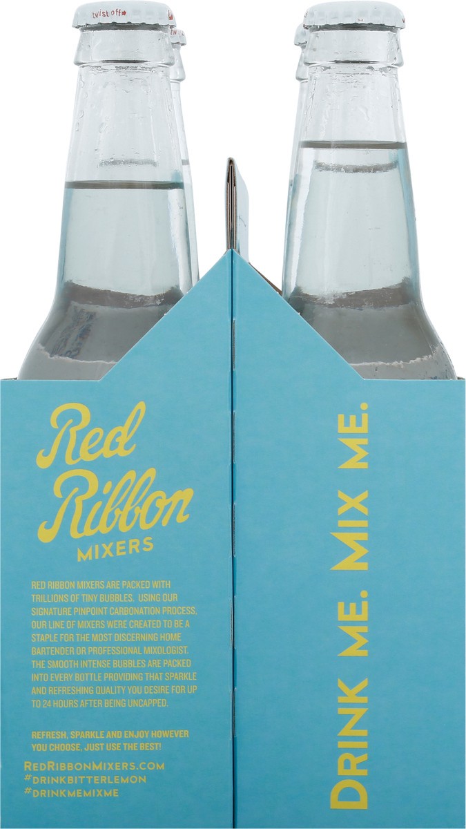 slide 3 of 13, Red Ribbon Bitter Lemon Mixers 12 fl oz Bottle 4 ea Multipack, 4 ct