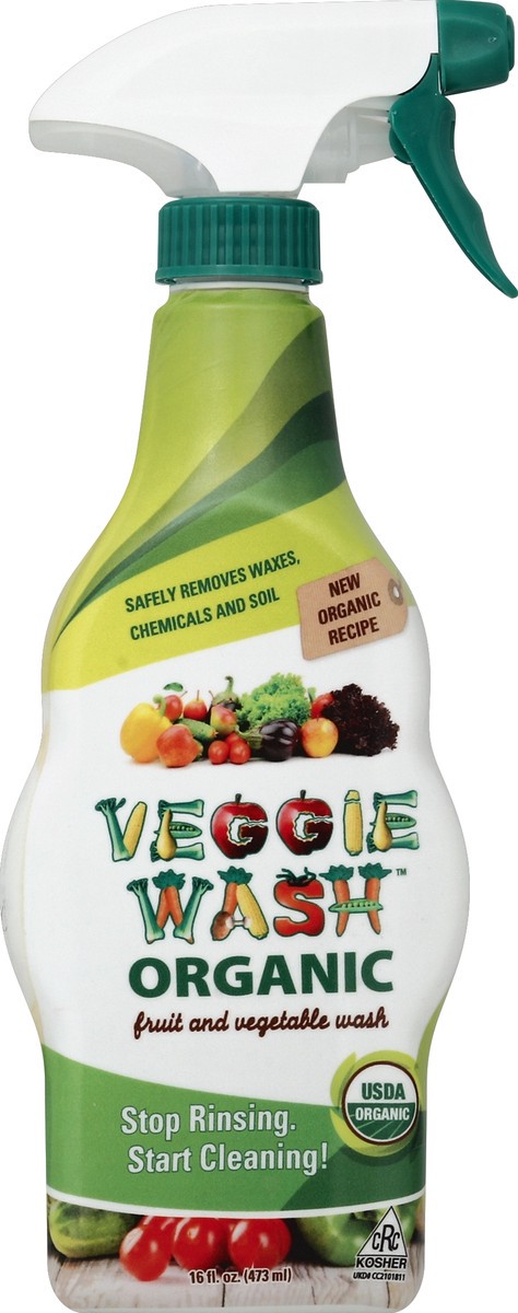 slide 2 of 2, Veggie Wash Organic Spray, 16 oz