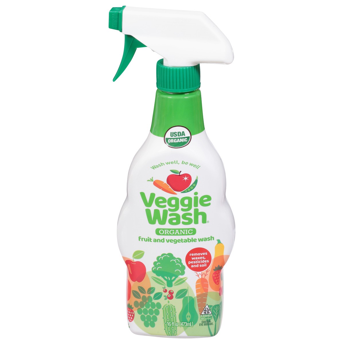 slide 1 of 2, Veggie Wash Organic Spray, 16 oz