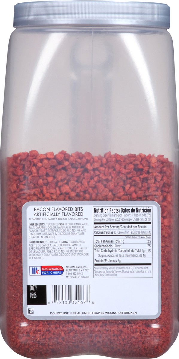 slide 13 of 14, McCormick Culinary Bacon Flavored Bits, 3.5 lb, 3.5 lb