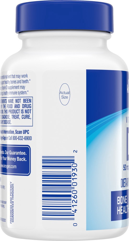 slide 3 of 4, Kroger Vitamin D Softgels, 400 ct