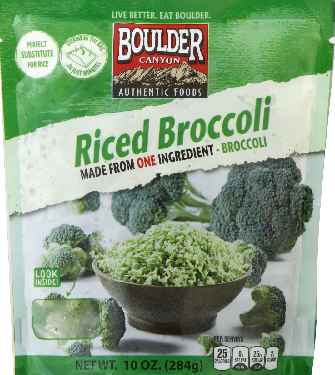 slide 5 of 6, Boulder Canyon Unseasoned Broccoli Rice, 10 oz