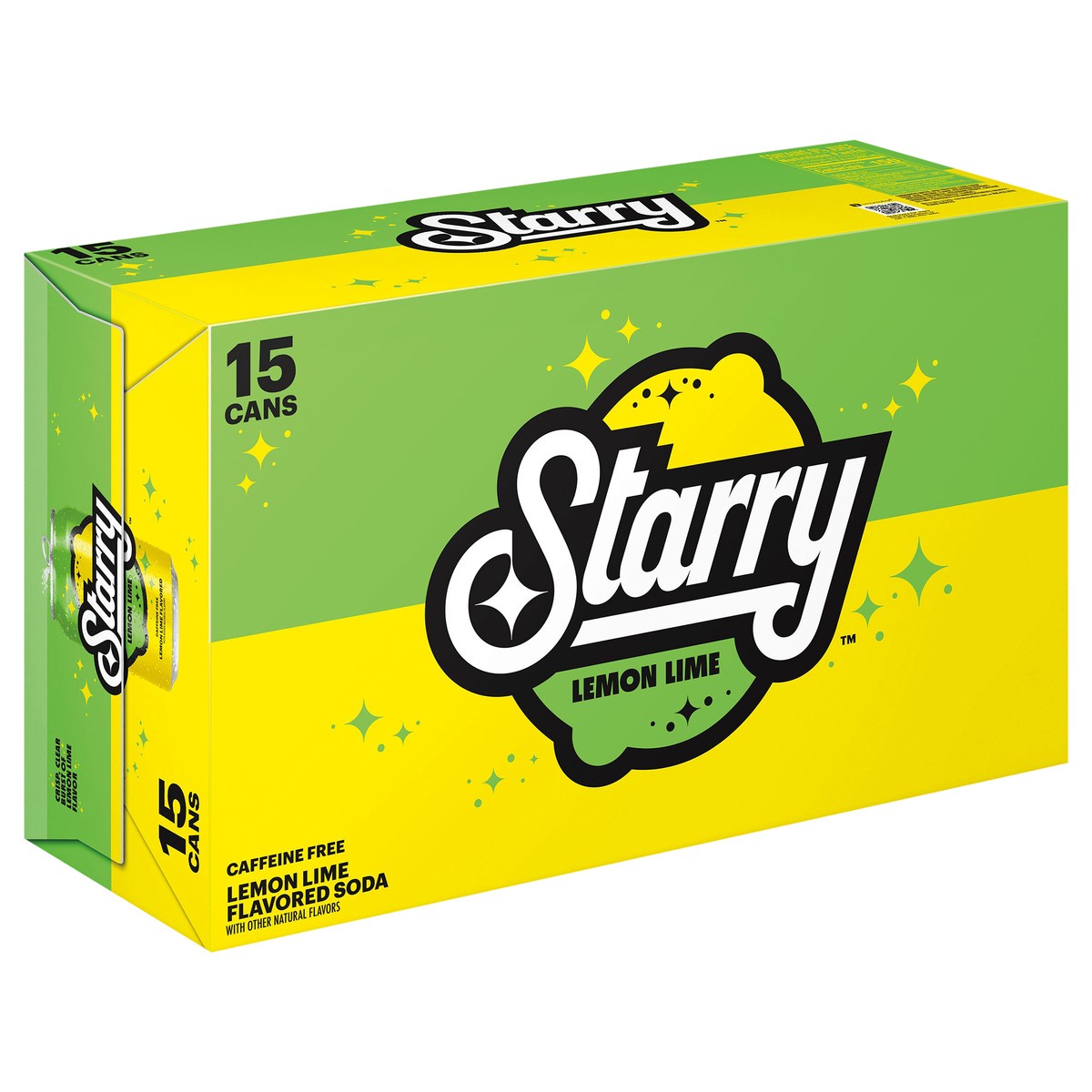 slide 3 of 9, Starry Soda, Lemon Lime Flavored, Caffeine Free, 15 ct