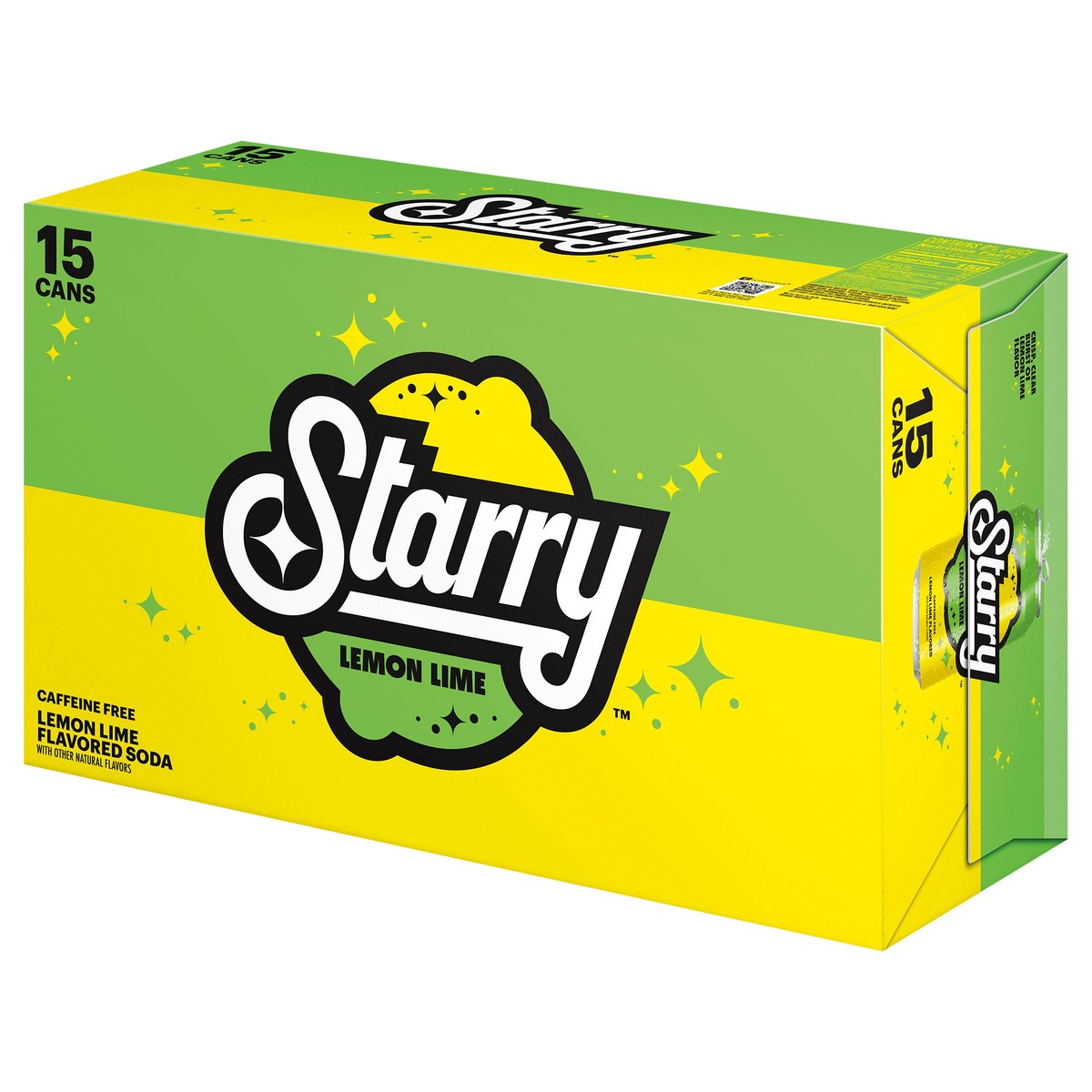 slide 9 of 9, Starry Soda, Lemon Lime Flavored, Caffeine Free, 15 ct