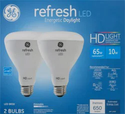 Ge Refresh 10 Watts Daylight Led Light Bulbs 2 ea Box