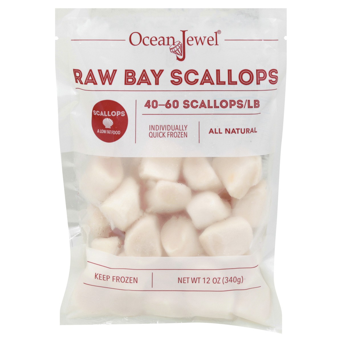slide 1 of 13, Ocean Jewel Raw Bay Scallops 12 oz, 12 oz