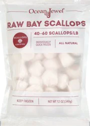 Ocean Jewel Raw Bay Scallops 12 oz