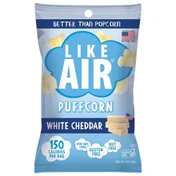 Like Air White Cheddar Puffcorn, 1 oz