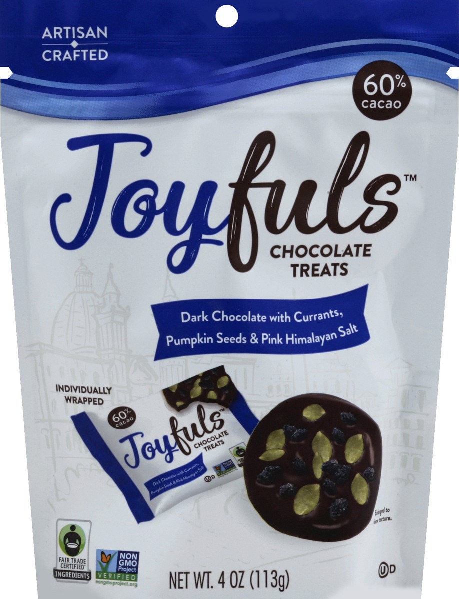 slide 2 of 2, Joyfuls Chocolate Treats 4 oz, 4 oz