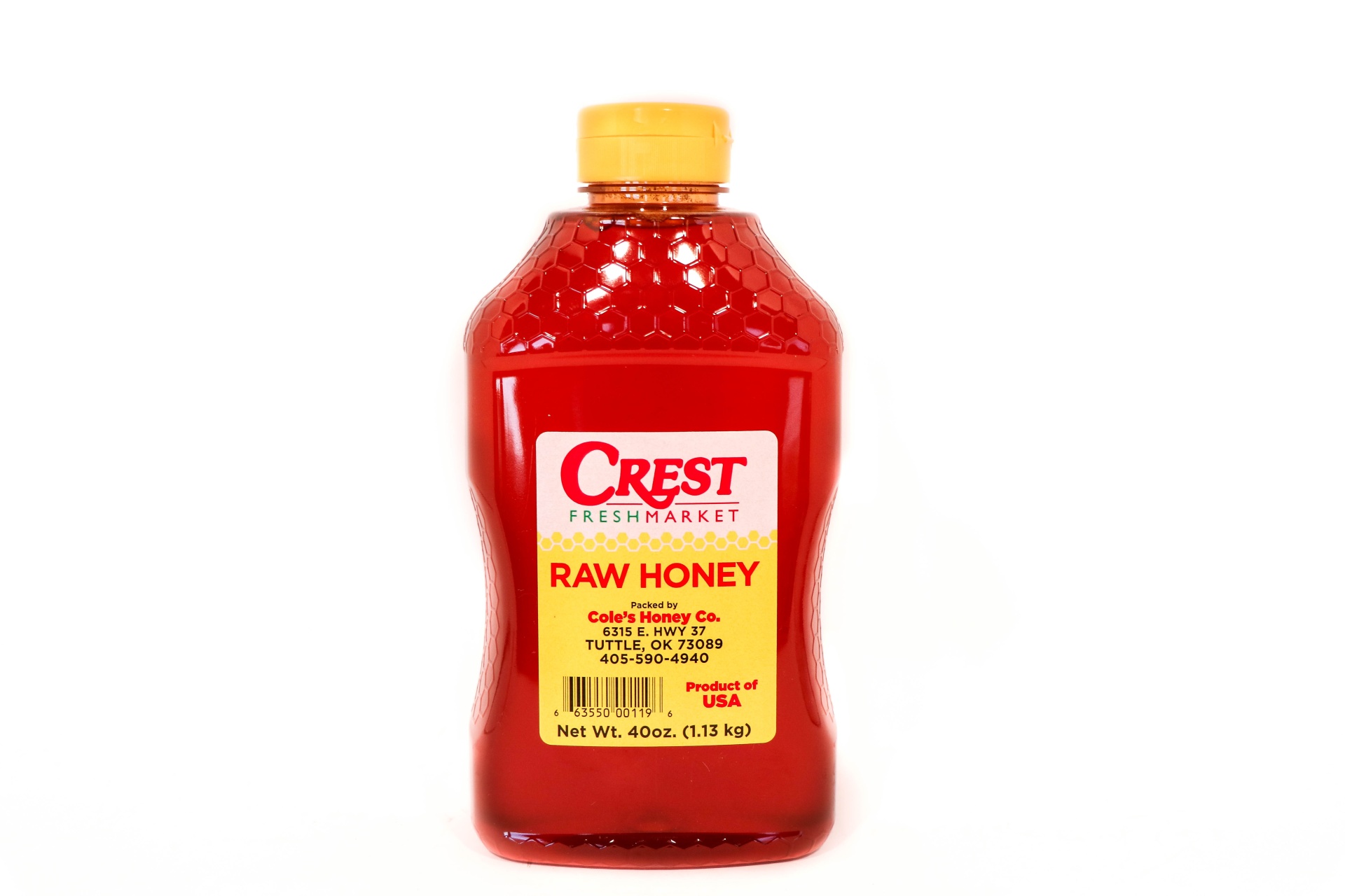 slide 1 of 1, Crest Pure Honey, 40 oz