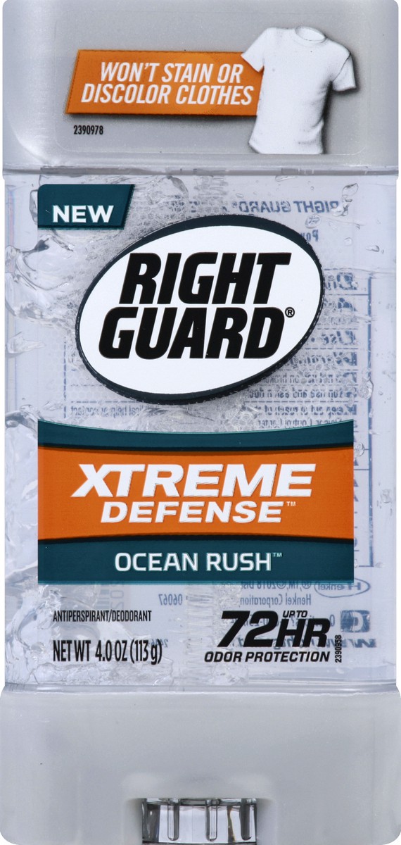 slide 2 of 2, Right Guard Xtrme Ocean Rush Gel, 4 oz