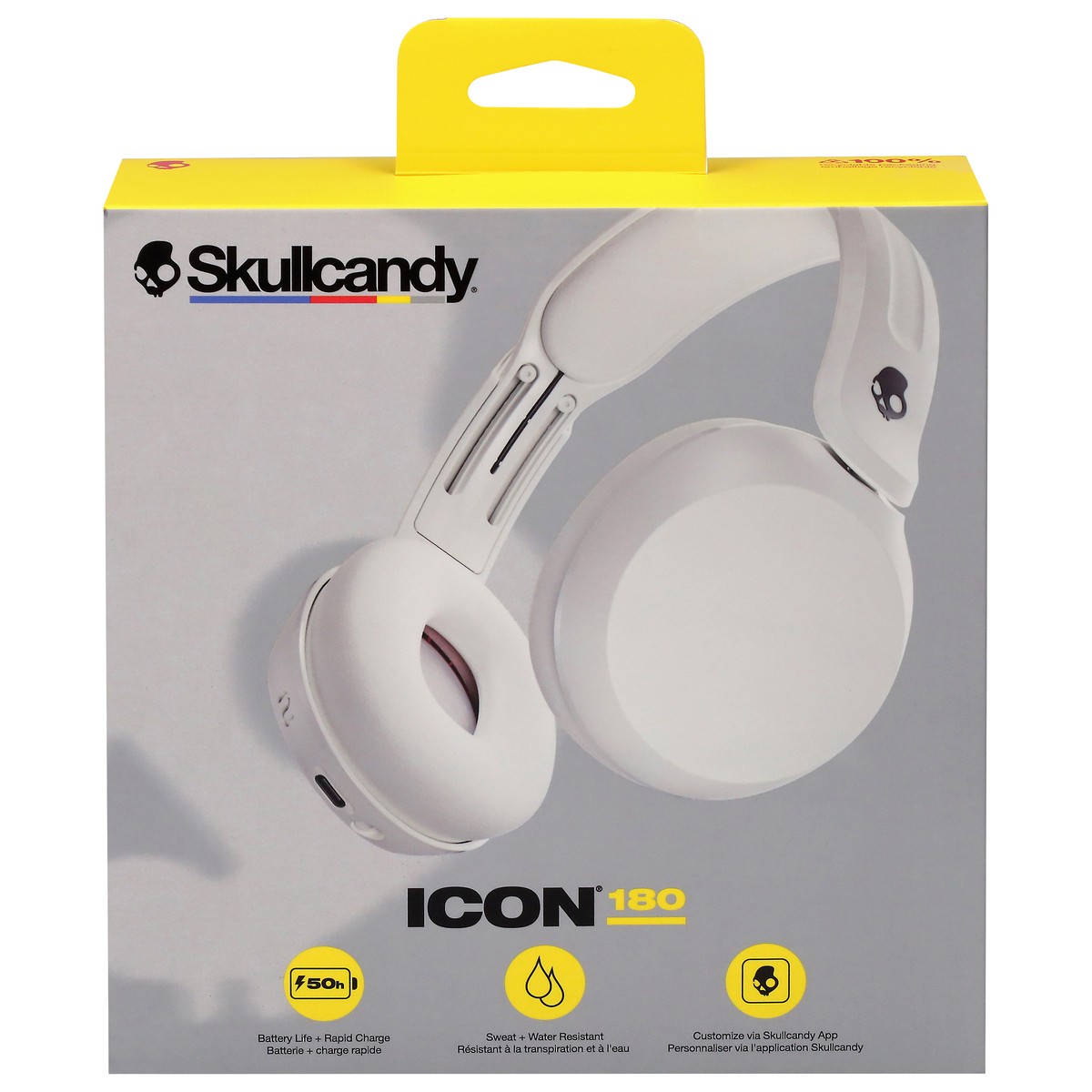slide 1 of 12, Skullcandy Icon 180 Bone, 1 ct