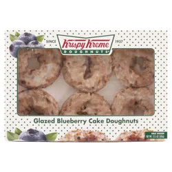 Krispy Kreme Glazed Blueberry Cake Doughnuts