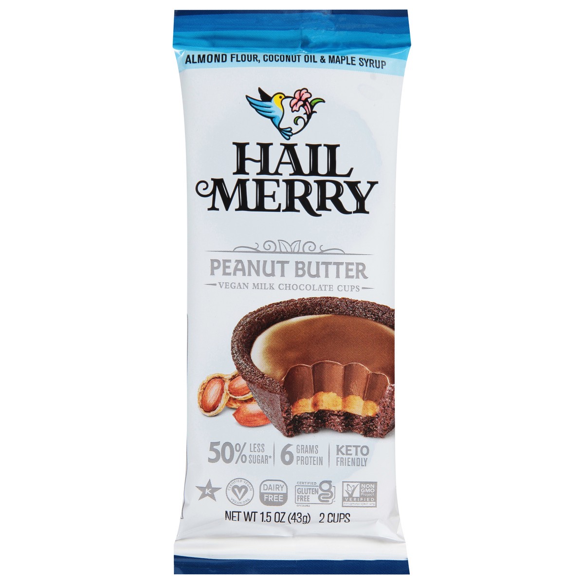 slide 1 of 9, Hail Merry Peanut Butter Cups 1.5 oz, 1.5 oz