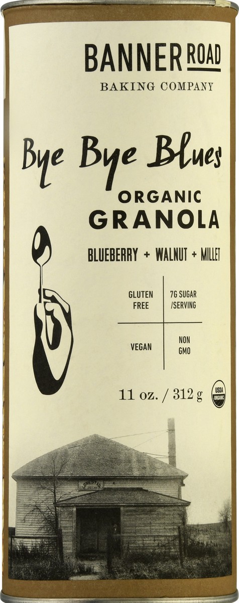 slide 2 of 14, Banner Road  Organic Bye Bye Blues Granola 11 oz, 11 oz