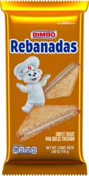 Bimbo Rebanadas Sweet Toast, 3.88 oz, Pastries, Bag