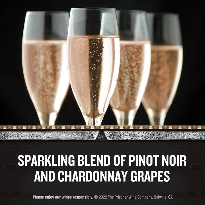 slide 3 of 5, Unshackled Sparkling Rose, 25.36 fl oz