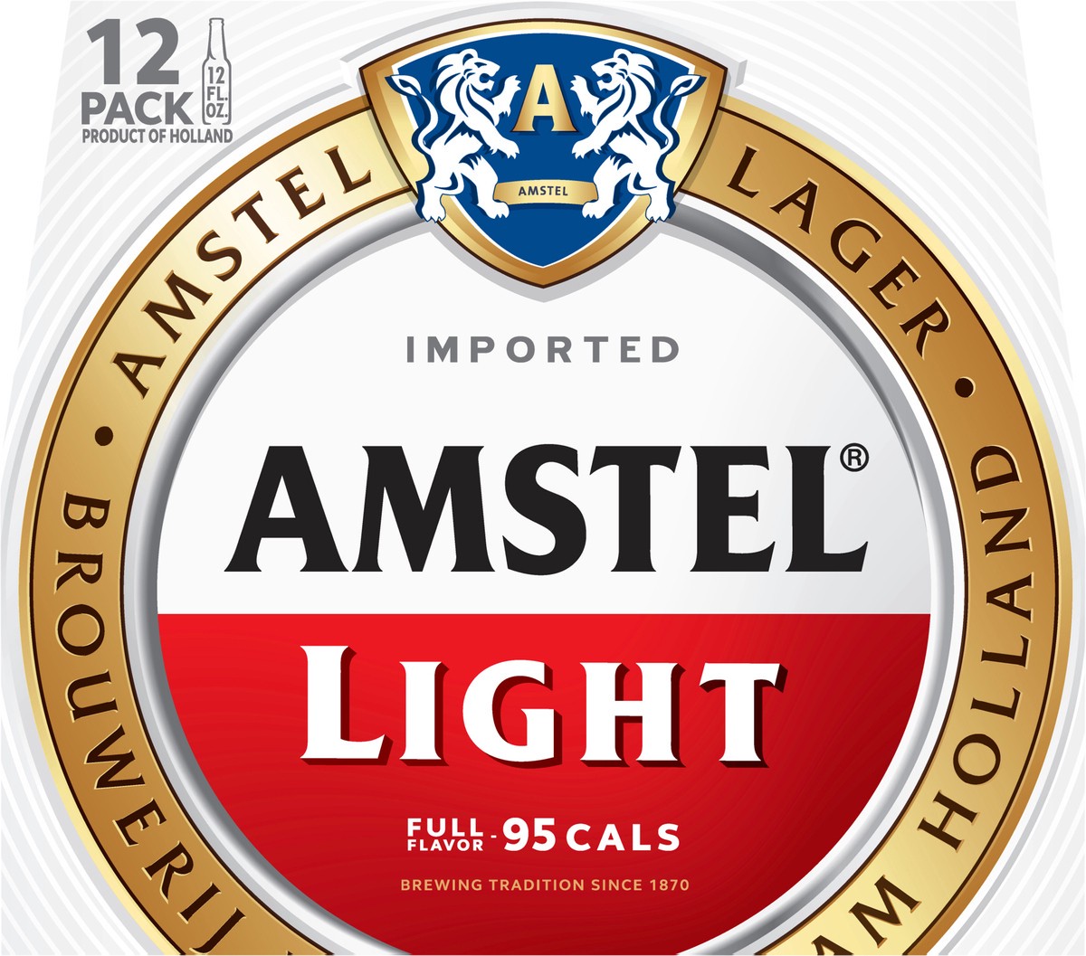 slide 1 of 17, Amstel 12 Pack Lager Beer 12 - 12 fl oz Bottles, 12 fl oz