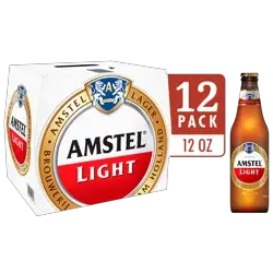 Amstel Light Lager Beer, 12 Pack, 12 fl oz Bottles