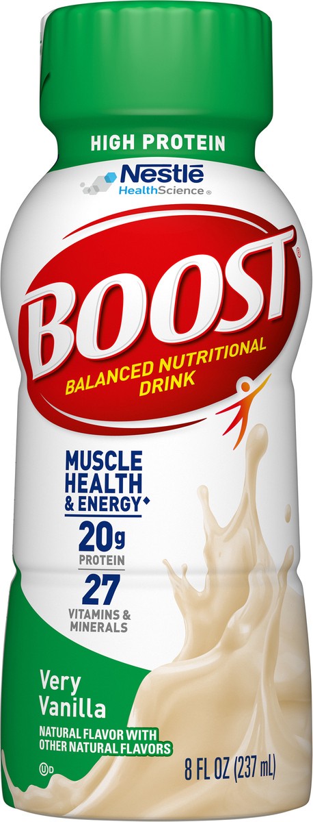 slide 3 of 3, Boost HIGH PROTEIN Very Vanilla 8 fl. oz. Bottle, 8 fl oz