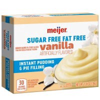 slide 3 of 29, Meijer Sugar Free Instant Vanilla Pudding & Pie Filling, 1.34 oz