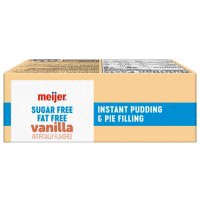 slide 15 of 29, Meijer Sugar Free Instant Vanilla Pudding & Pie Filling, 1.34 oz