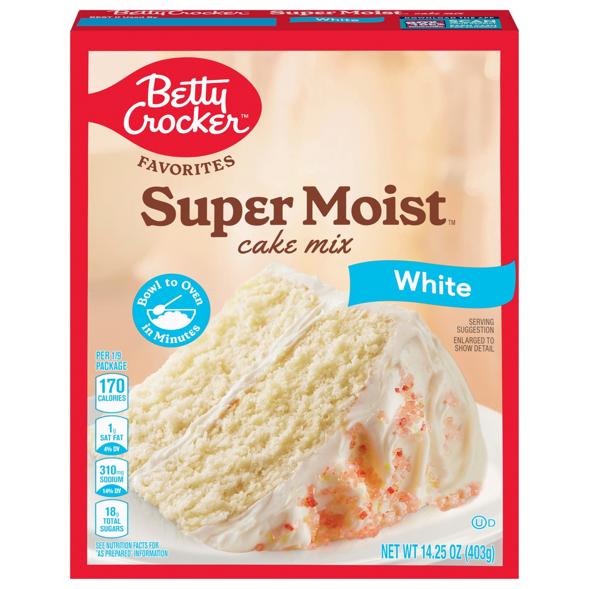 slide 1 of 14, Betty Crocker Favorites Super Moist White Cake Mix, 14.25 oz, 14.25 oz