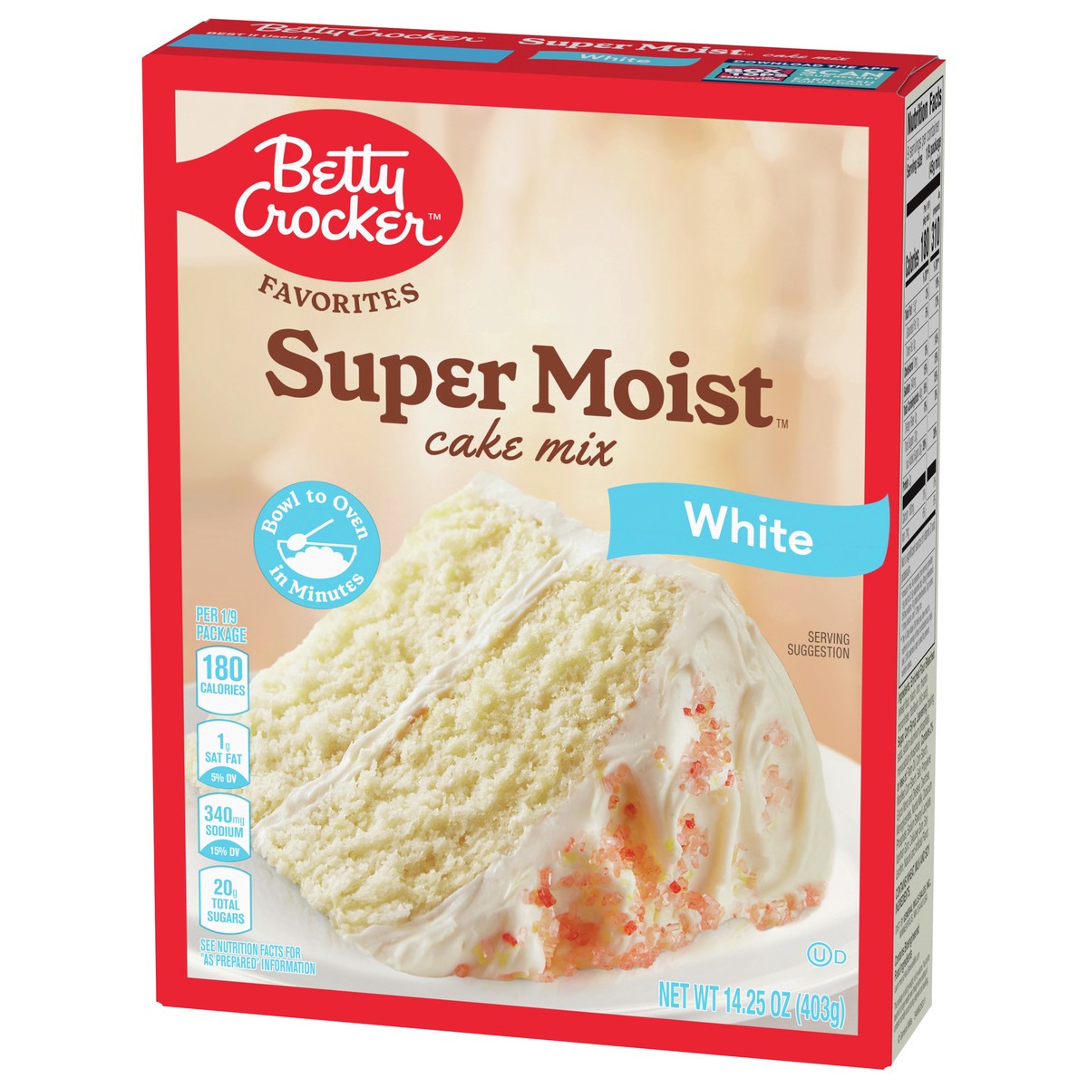 slide 6 of 14, Betty Crocker Favorites Super Moist White Cake Mix, 14.25 oz, 14.25 oz