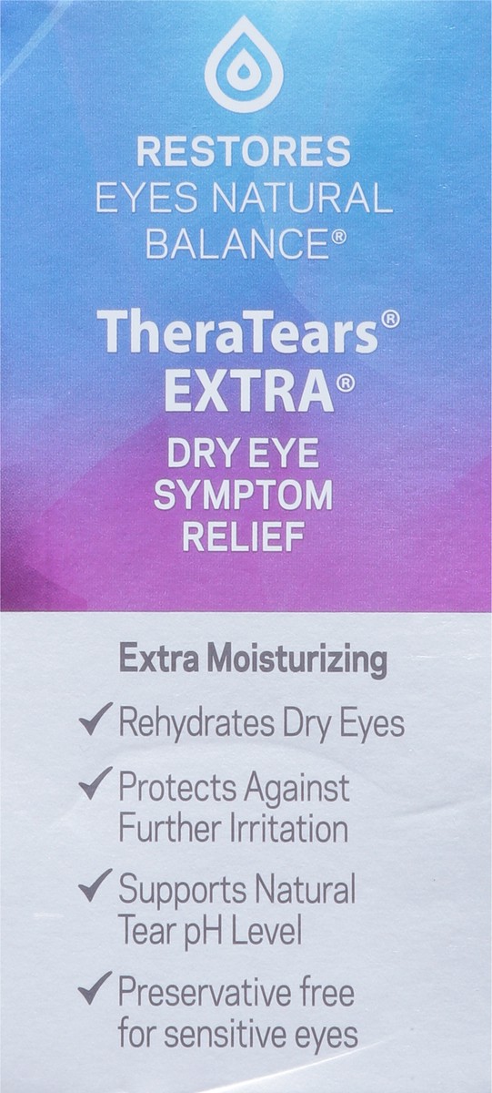 slide 7 of 9, TheraTears Extra Dry Eye Therapy Lubricant Eye Drops 30 Each, 30 ct