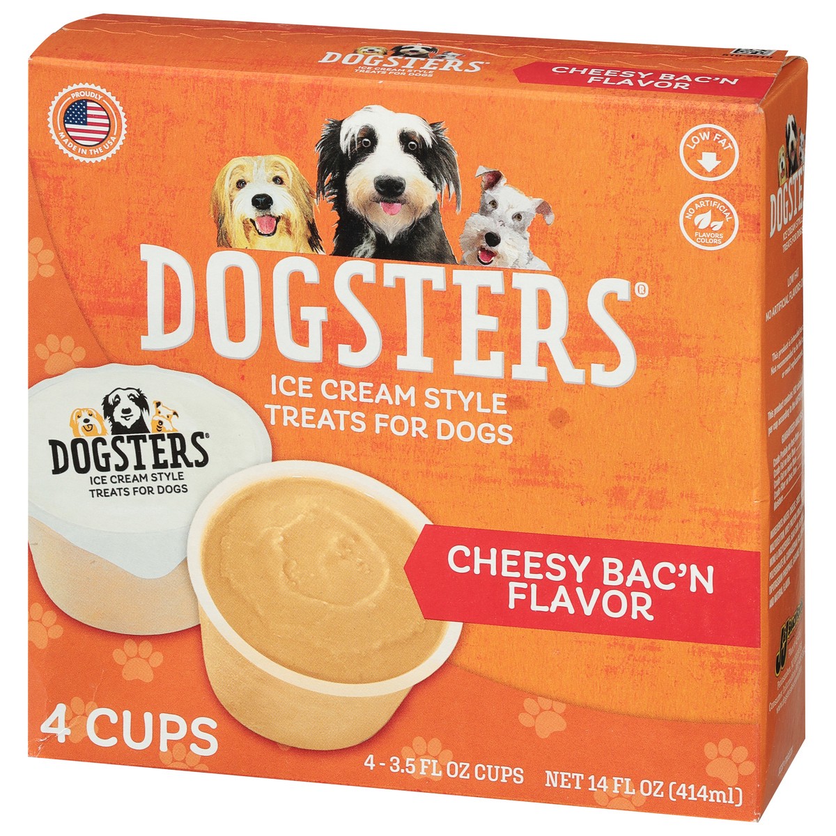 slide 8 of 10, DOGSTERS Ice Cream Style Chessy Bac'n Flavor Treats for Dogs 4 ea, 4 ct