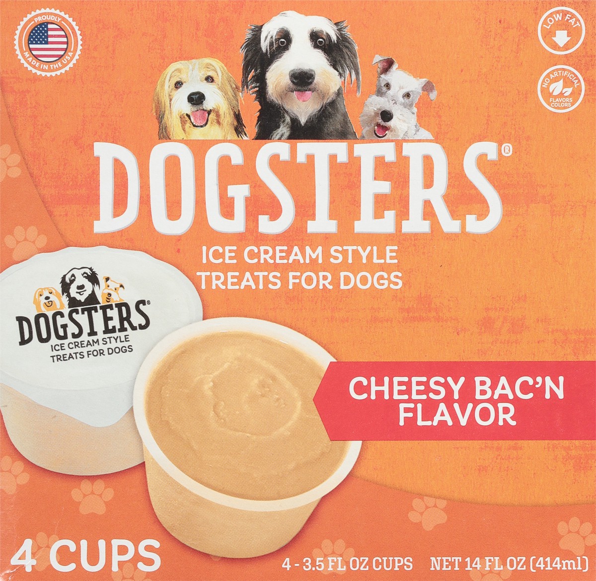 slide 3 of 10, DOGSTERS Ice Cream Style Chessy Bac'n Flavor Treats for Dogs 4 ea, 4 ct