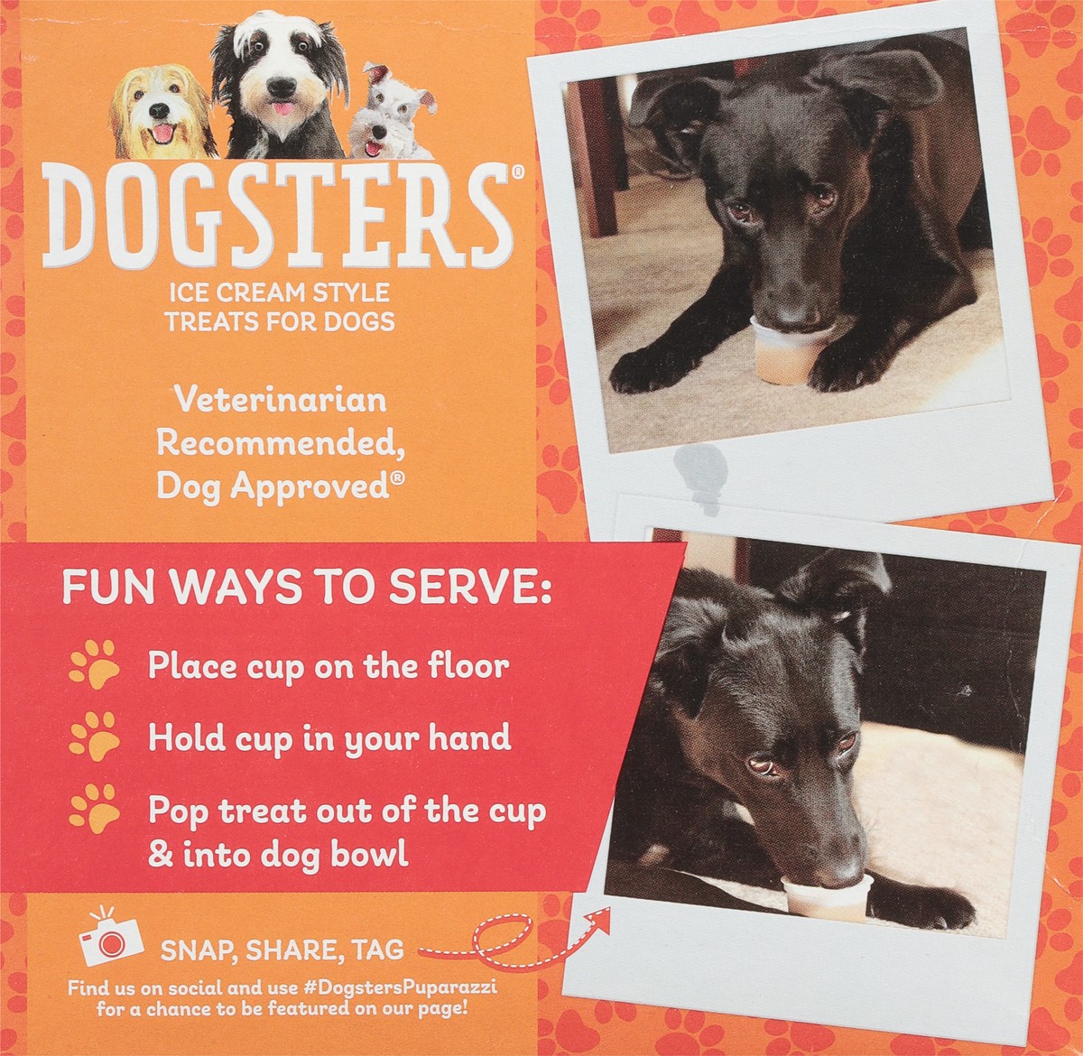 slide 4 of 10, DOGSTERS Ice Cream Style Chessy Bac'n Flavor Treats for Dogs 4 ea, 4 ct