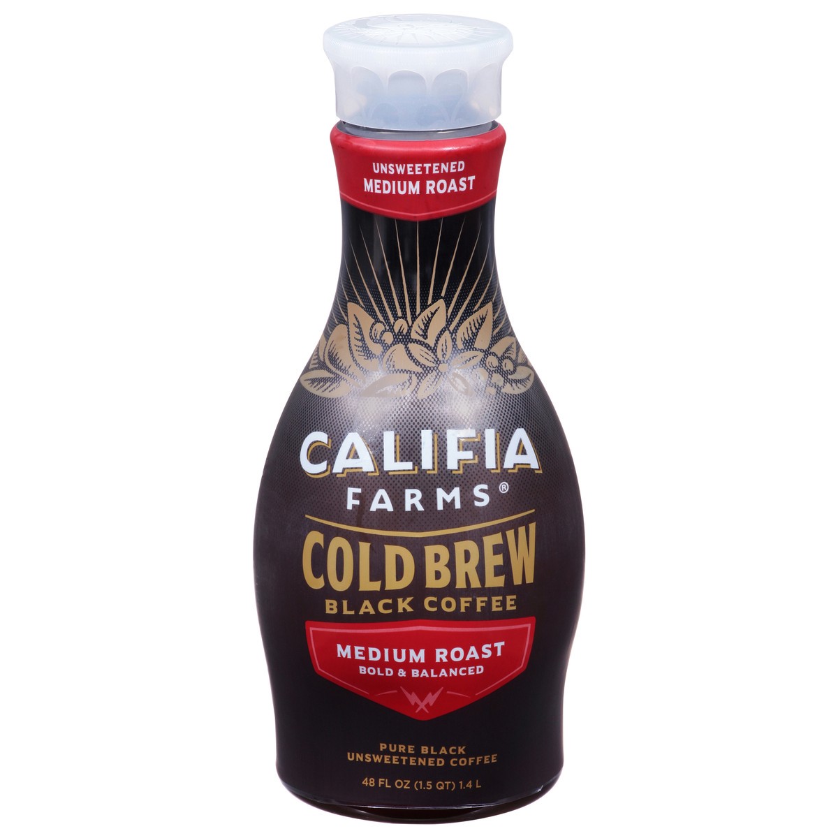 slide 2 of 14, Califia Farms Coffee Cold Brew 48Oz, 48 fl. oz