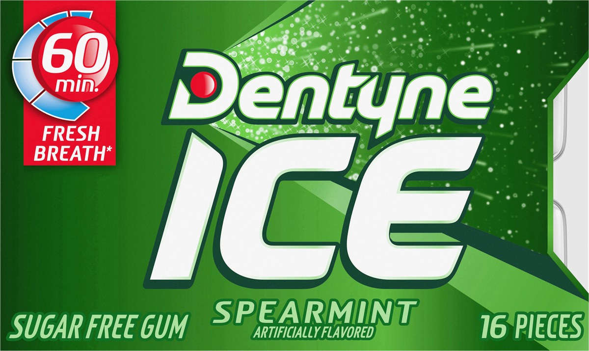 slide 9 of 10, Dentyne Ice Spearmint, 16 ct