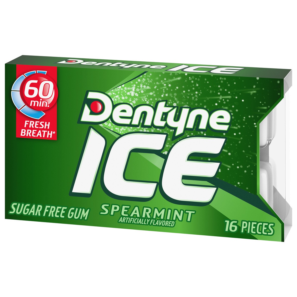 slide 7 of 10, Dentyne Ice Spearmint, 16 ct