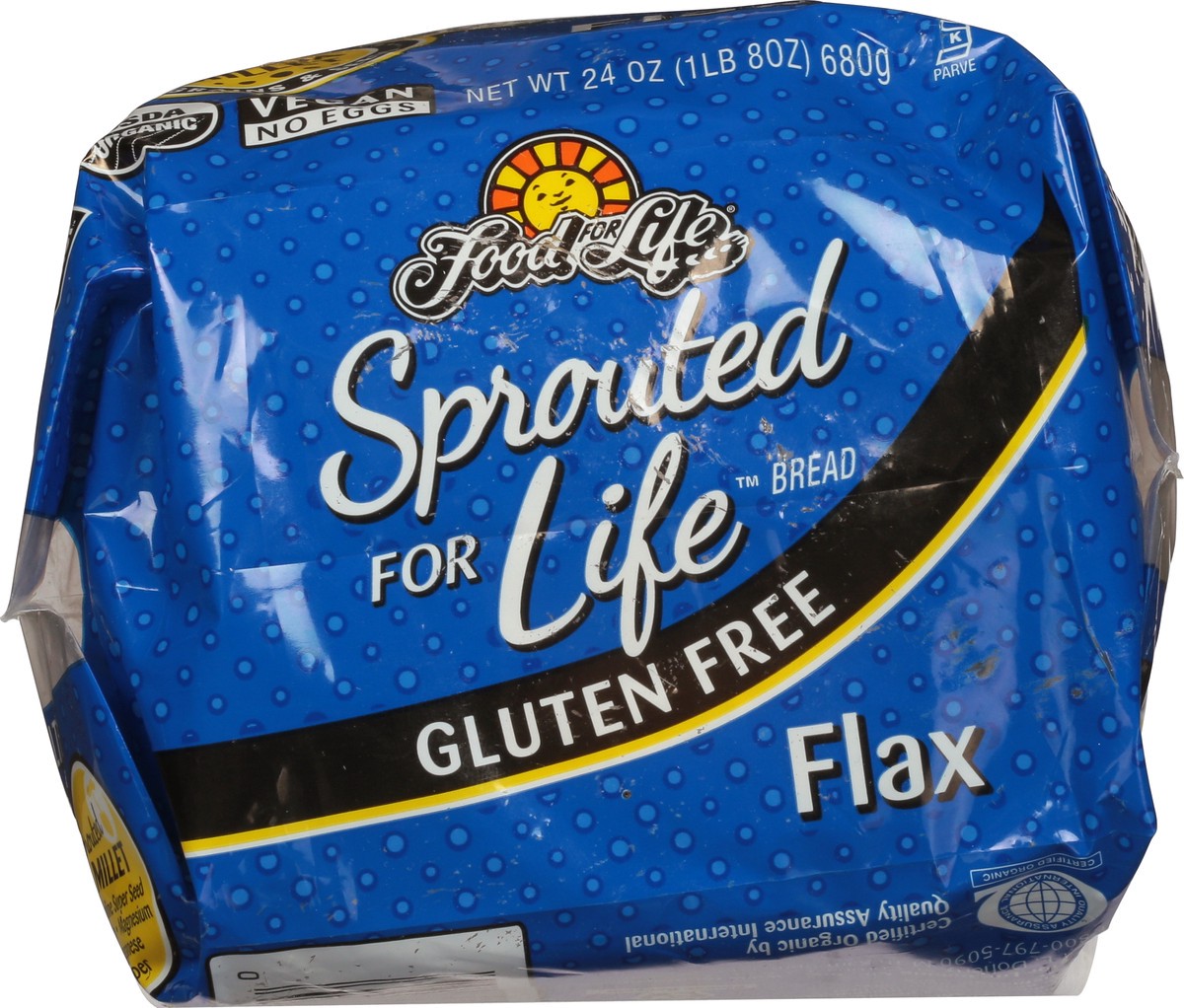 slide 6 of 9, Food for Life Sprouted For Life Gluten Free Flax Bread 24 oz, 24 oz