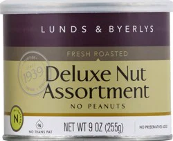 Lunds & Byerlys Deluxe Nut Assortment 9 oz