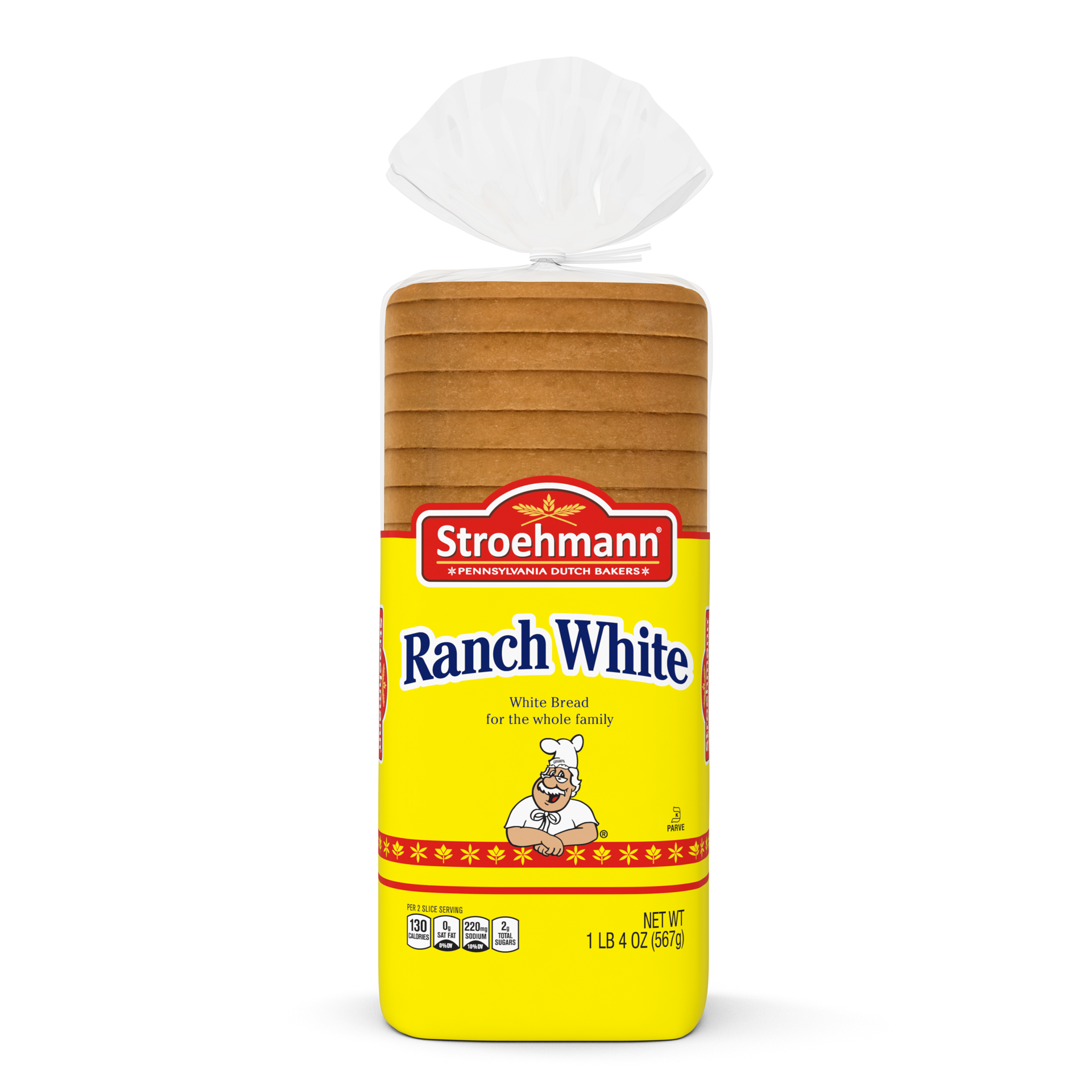 slide 1 of 9, Stroehmann's Bakeries Ranch White Bread, 20 oz, 20 oz