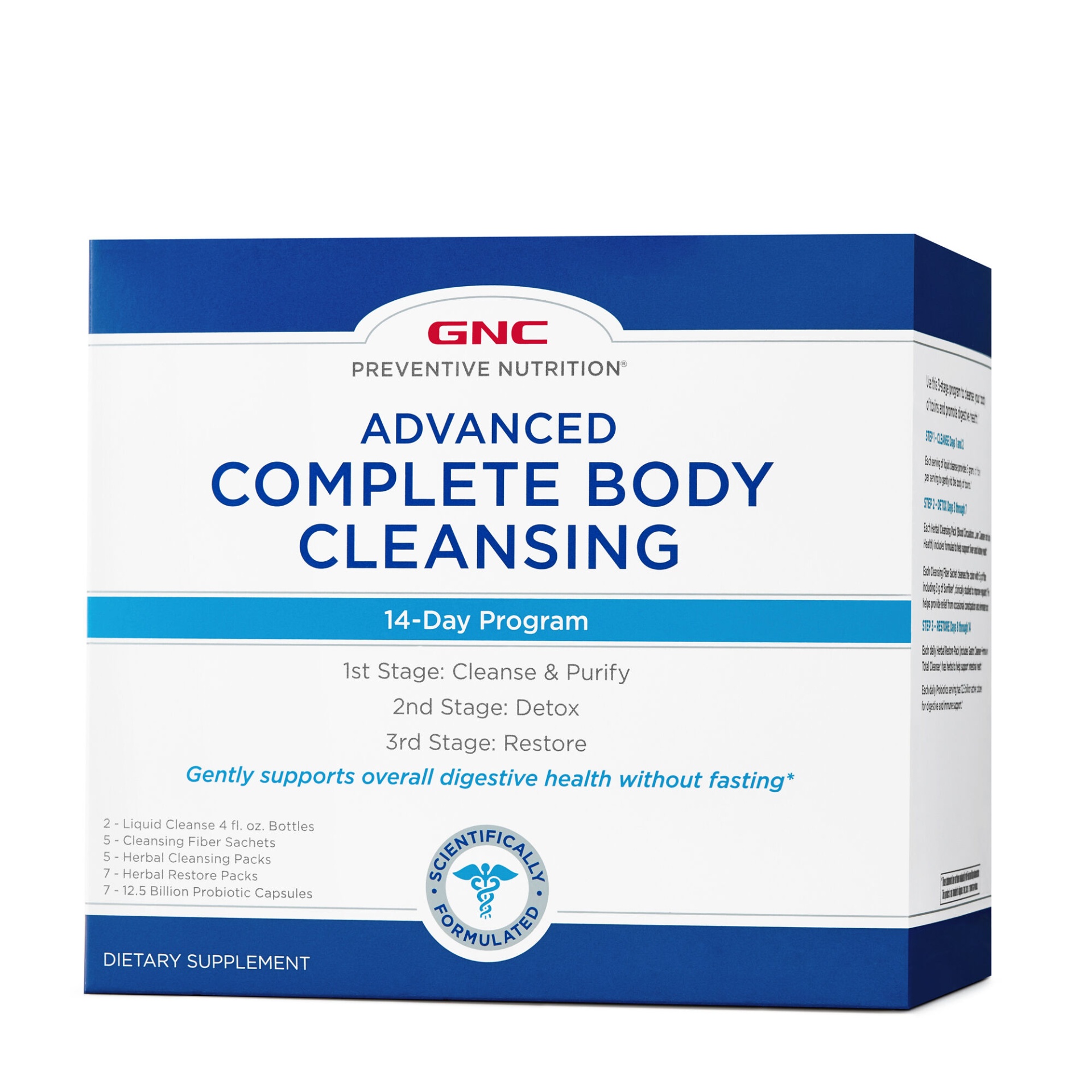 slide 1 of 1, GNC Preventive Nutrition Advanced 14-Day Complete Body Cleansing, 1 ct